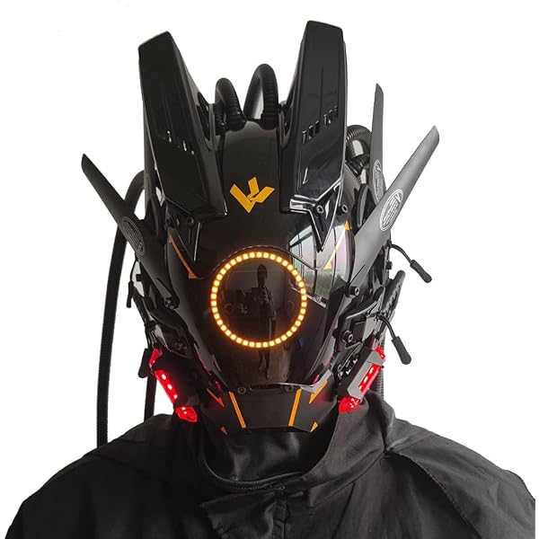 サイバーパンク　マスク Amazon.co.jp: Zadin クール サイバーパンク マスク コスチューム